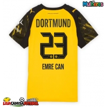 Camisa de Futebol Borussia Dortmund Emre Can #23 Equipamento Principal Mulheres 2025-26 Manga Curta